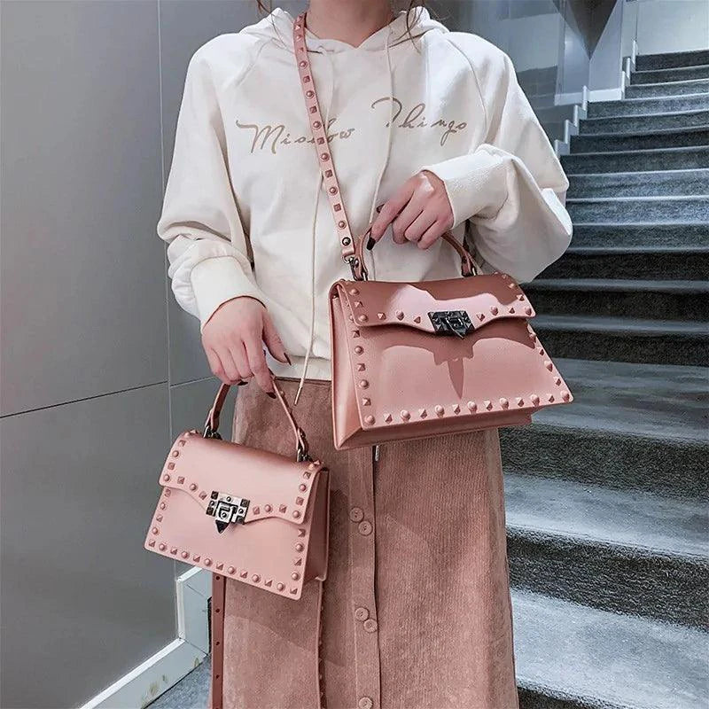 Bolso Bandolera de PU de Cuero Chic