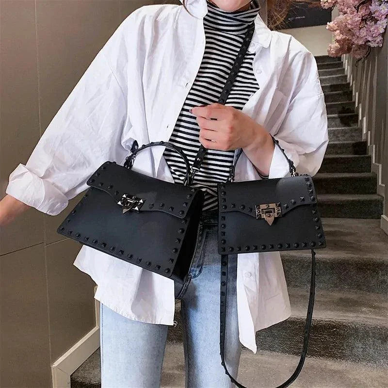 Bolso Bandolera de PU de Cuero Chic