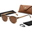 Lunettes de soleil rondes chic avec protection UV