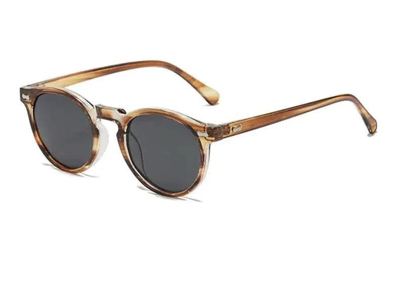 Lunettes de soleil rondes chic avec protection UV