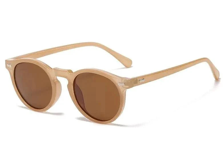 Lunettes de soleil rondes chic avec protection UV