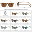 Lunettes de soleil rondes chic avec protection UV