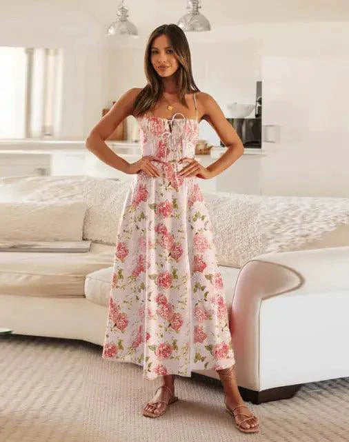 Falda Midi Sin Mangas Chic