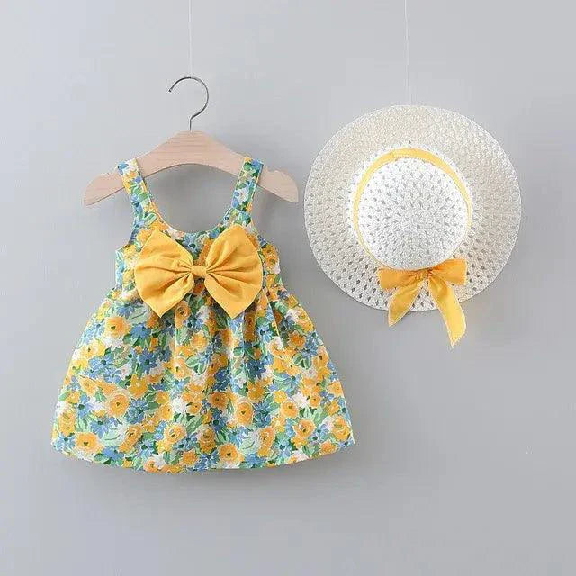 Vestidos Dúo de Verano Chic para Niña Pequeña