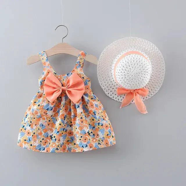 Vestidos Dúo de Verano Chic para Niña Pequeña