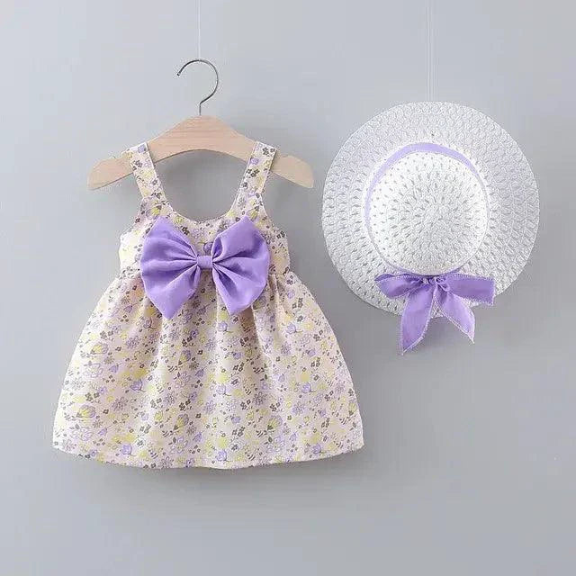 Vestidos Dúo de Verano Chic para Niña Pequeña