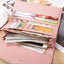 Chic Women's Leather Clutch Wallet & Card Holder