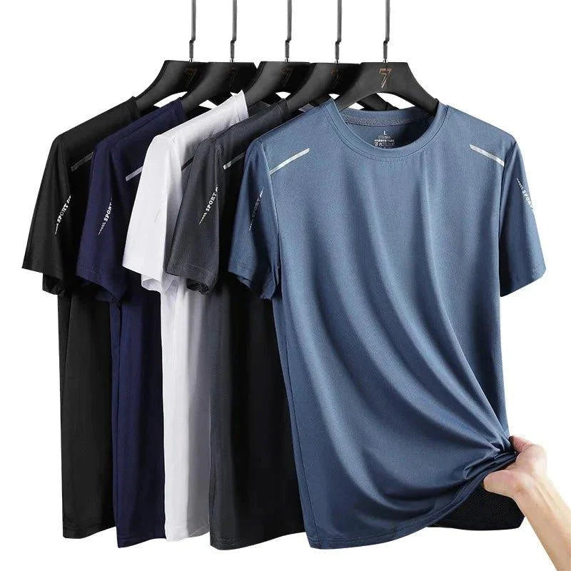 Camiseta de Correr de Secado Rápido para Hombre CHRLCK - Esencial Transpirable de Verano