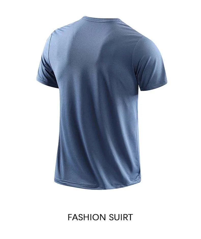 Camiseta de Correr de Secado Rápido para Hombre CHRLCK - Esencial Transpirable de Verano