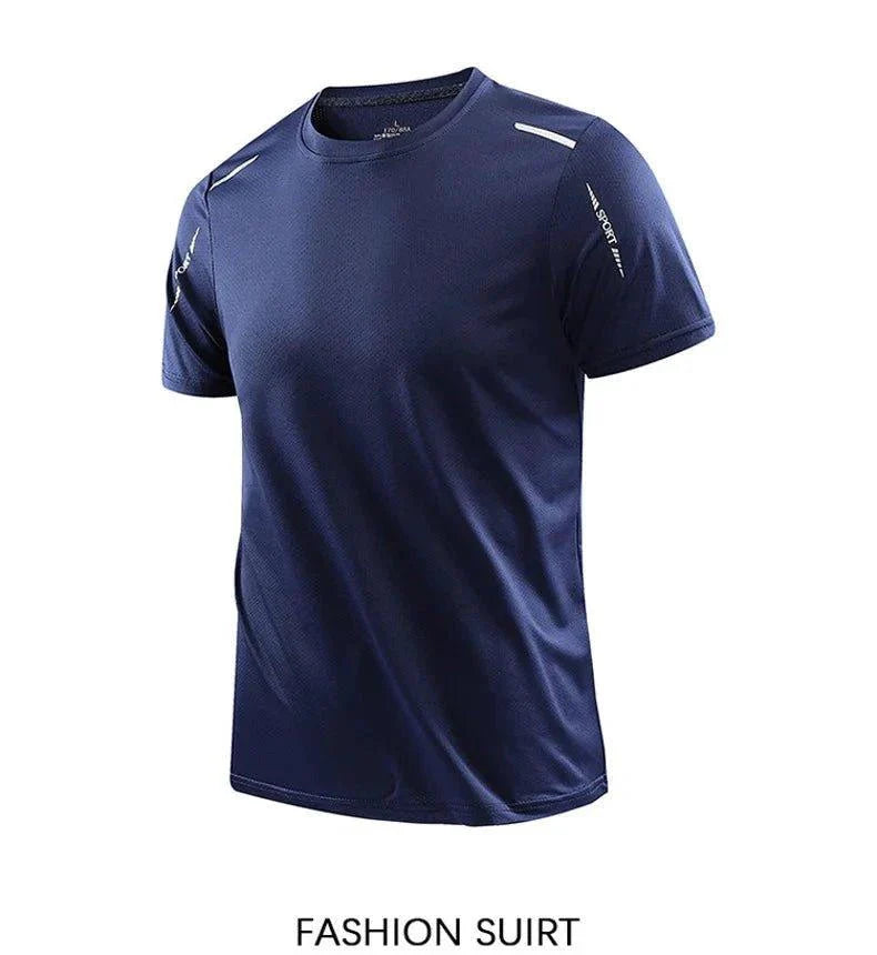 Camiseta de Correr de Secado Rápido para Hombre CHRLCK - Esencial Transpirable de Verano