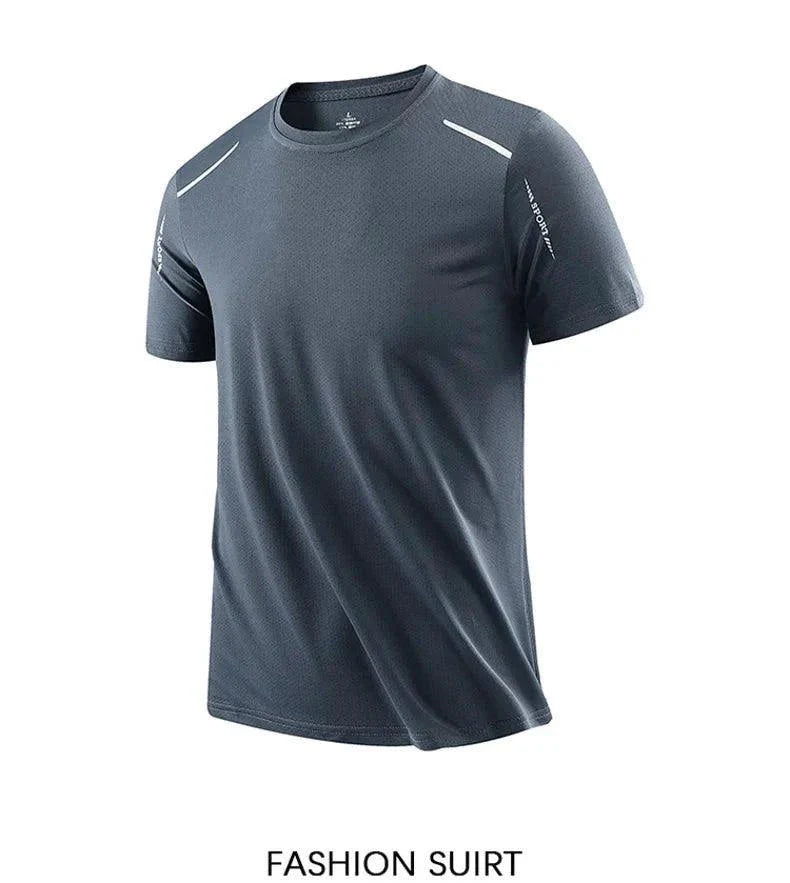 Camiseta de Correr de Secado Rápido para Hombre CHRLCK - Esencial Transpirable de Verano