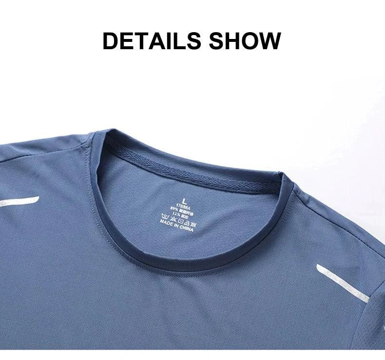 Camiseta de Correr de Secado Rápido para Hombre CHRLCK - Esencial Transpirable de Verano