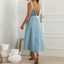 Robe Midi en Denim CitySleek