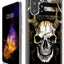 ClearView DualGuard Case - American Flag Skull for Samsung A13 5G