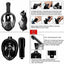 ClearView Full Face Snorkel Mask - 180° Vision & Anti-Fog