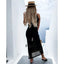 Coastal Chic Beach Knit Skirt Set - Effortless Style & Comfort