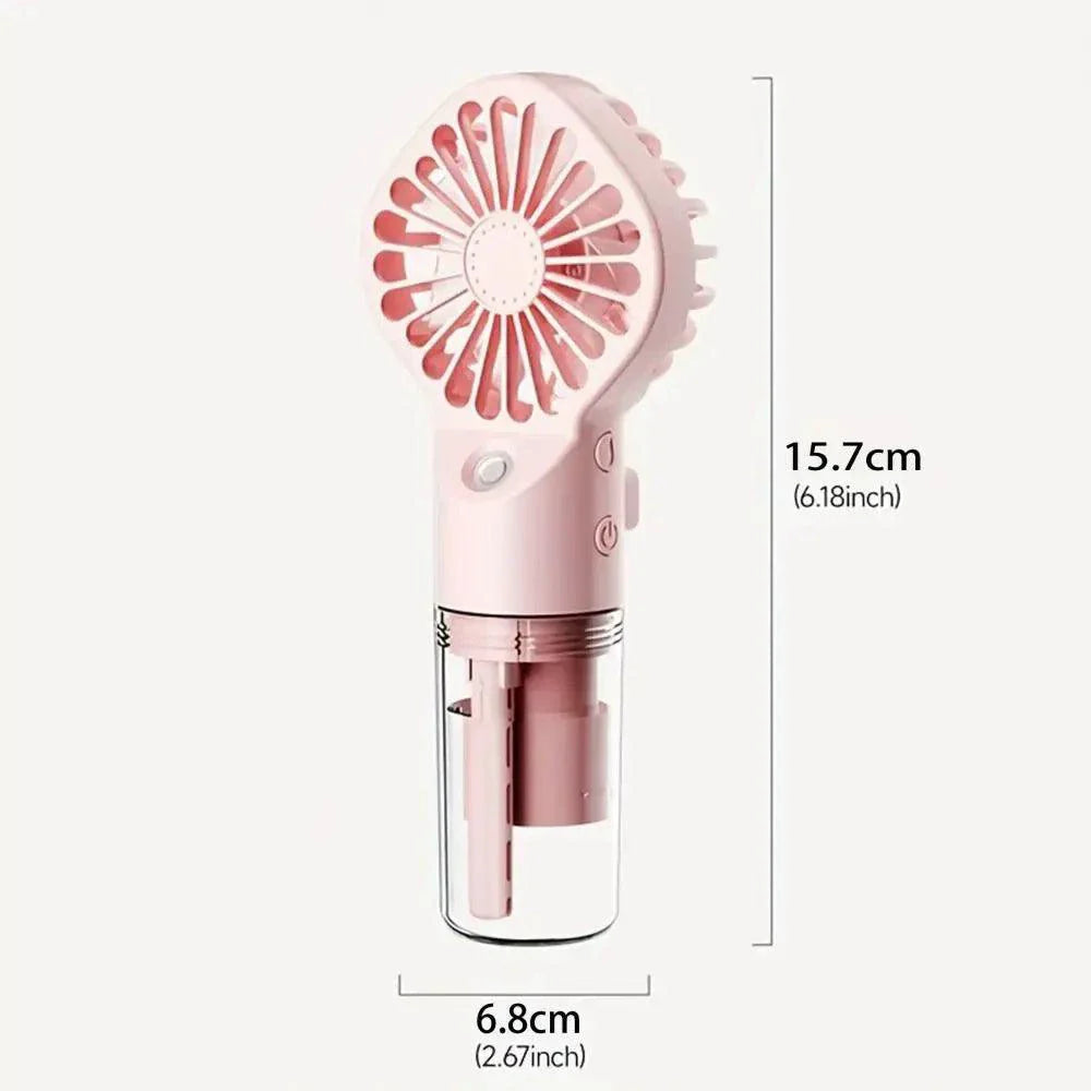 Ventilateur compact à brume hydratante - Solution de refroidissement portable
