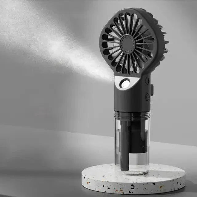 Ventilateur compact à brume hydratante - Solution de refroidissement portable