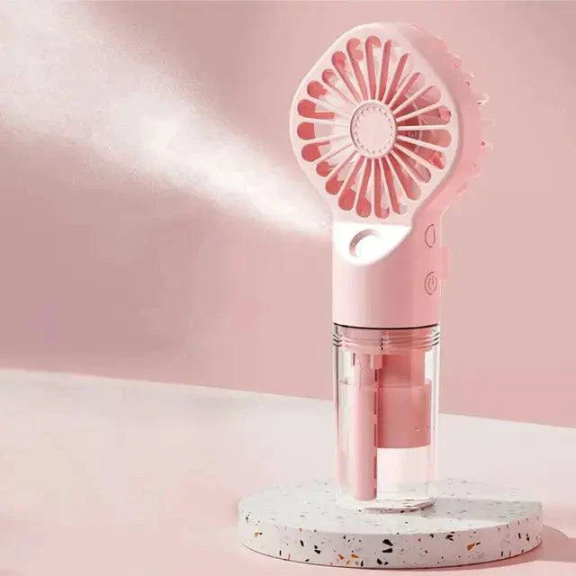 Ventilateur compact à brume hydratante - Solution de refroidissement portable