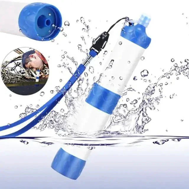 Filtro de Agua de Viaje Compacto para Aventuras al Aire Libre