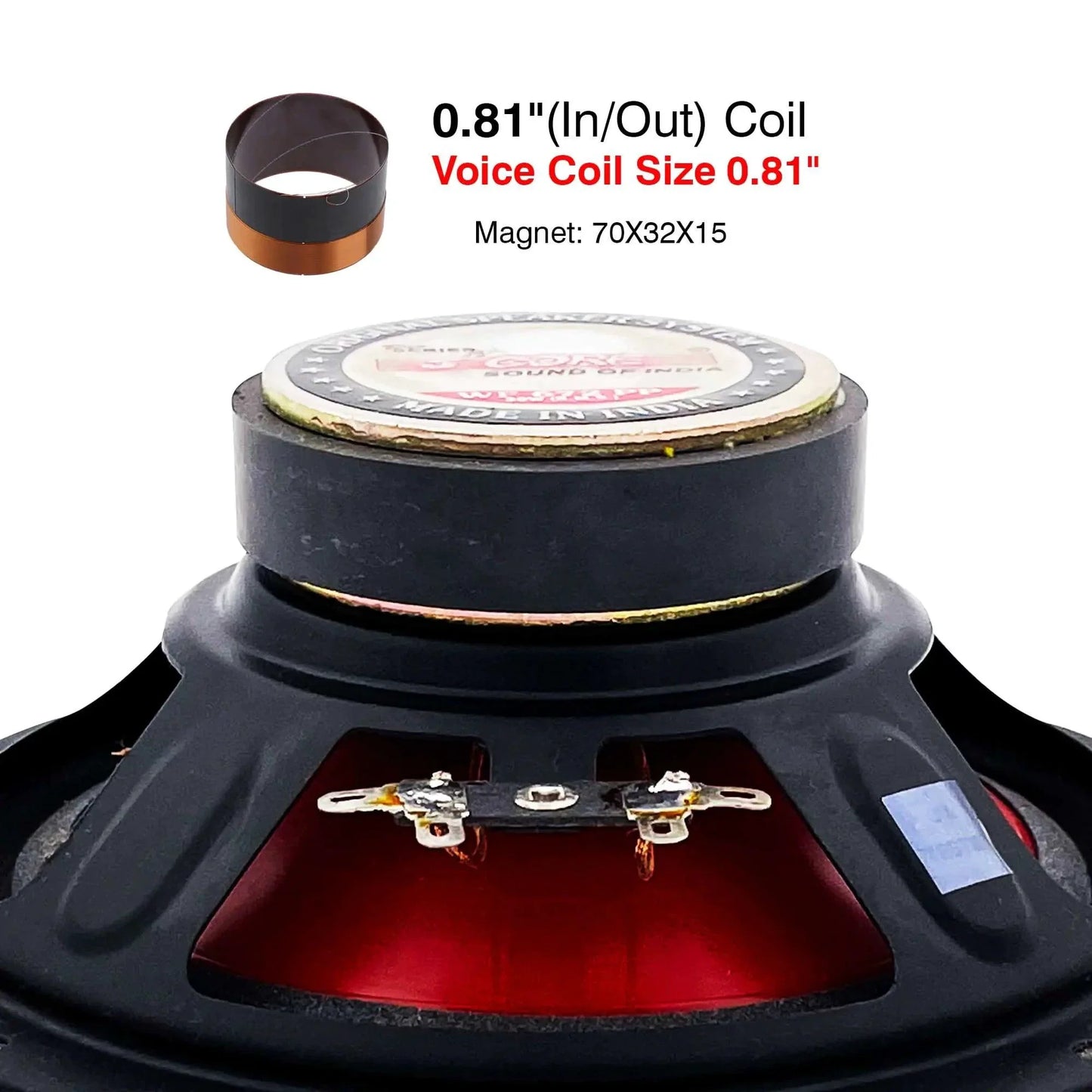 CoreBass 6 Inch 300W Car Subwoofer