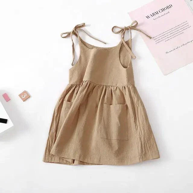 Robe d'été en coton chic pour tout-petit