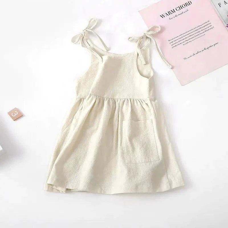 Robe d'été en coton chic pour tout-petit