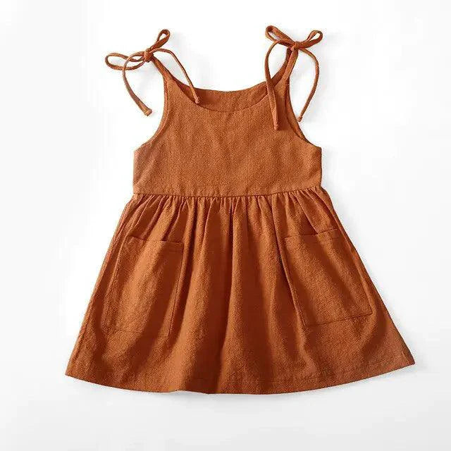 Robe d'été en coton chic pour tout-petit