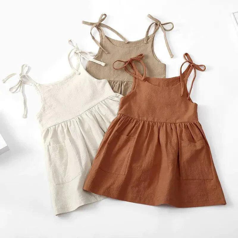 Robe d'été en coton chic pour tout-petit