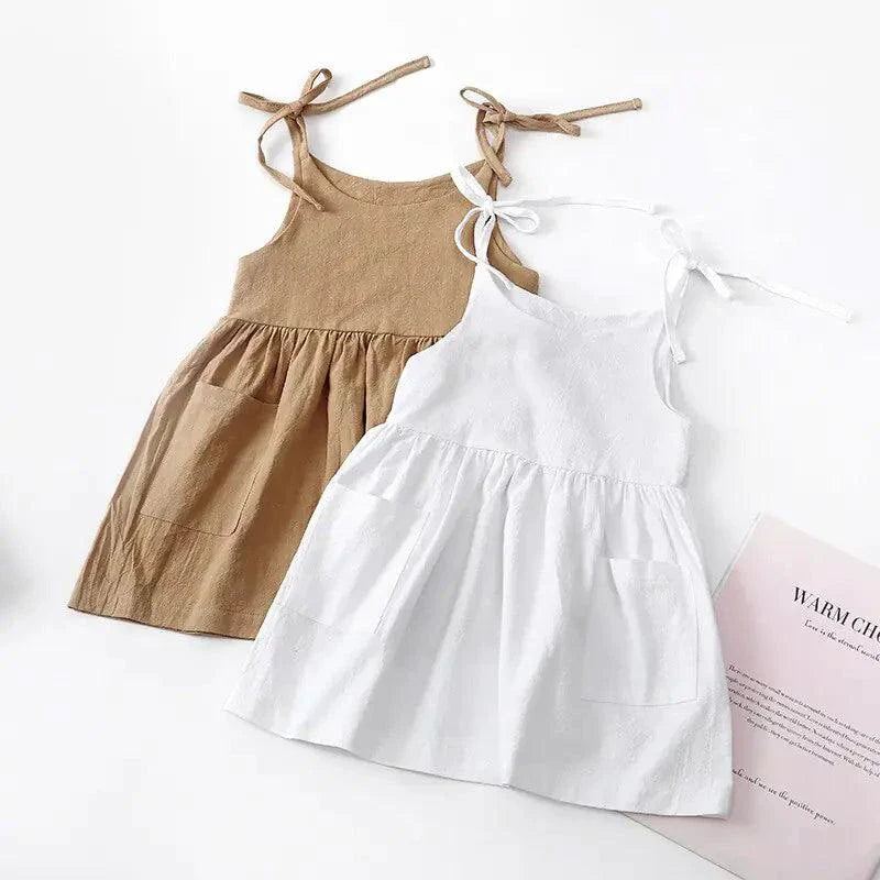 Robe d'été en coton chic pour tout-petit