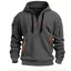 Unisex Cotton Dropped Shoulder Hooded Sweatshirt