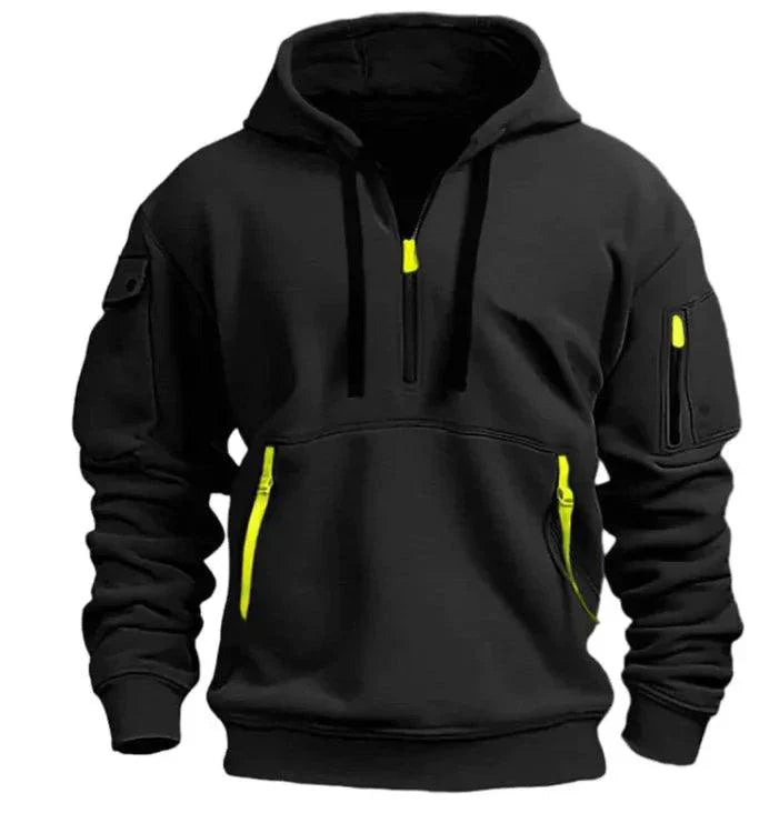 Unisex Cotton Dropped Shoulder Hooded Sweatshirt