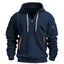 Unisex Cotton Dropped Shoulder Hooded Sweatshirt