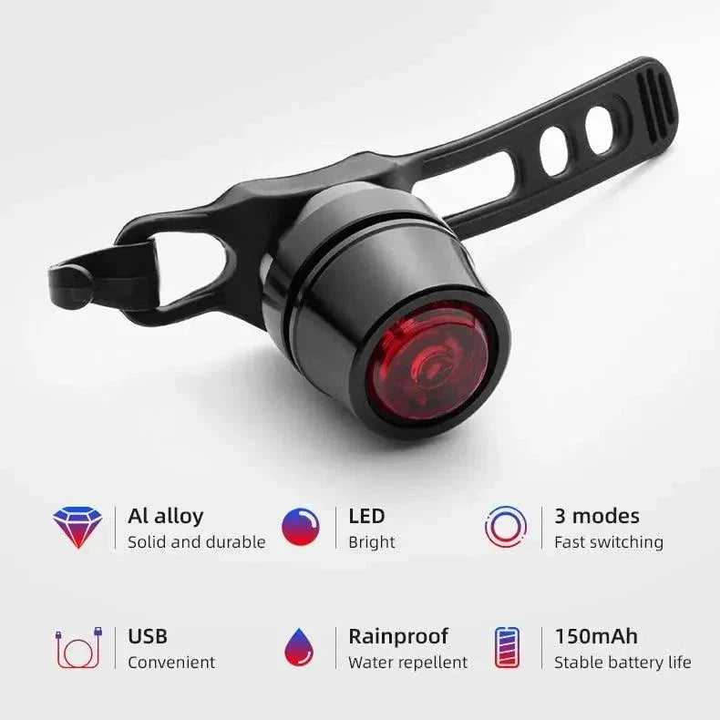 Balise du cycliste : lumière rechargeable USB étanche