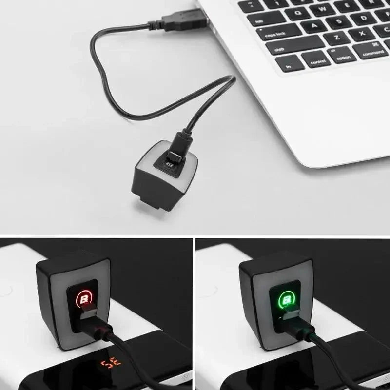 Balise du cycliste : lumière rechargeable USB étanche