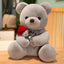 Almohada de Peluche Oso de Rosas Abrazo - Compañero Suave y Adorable