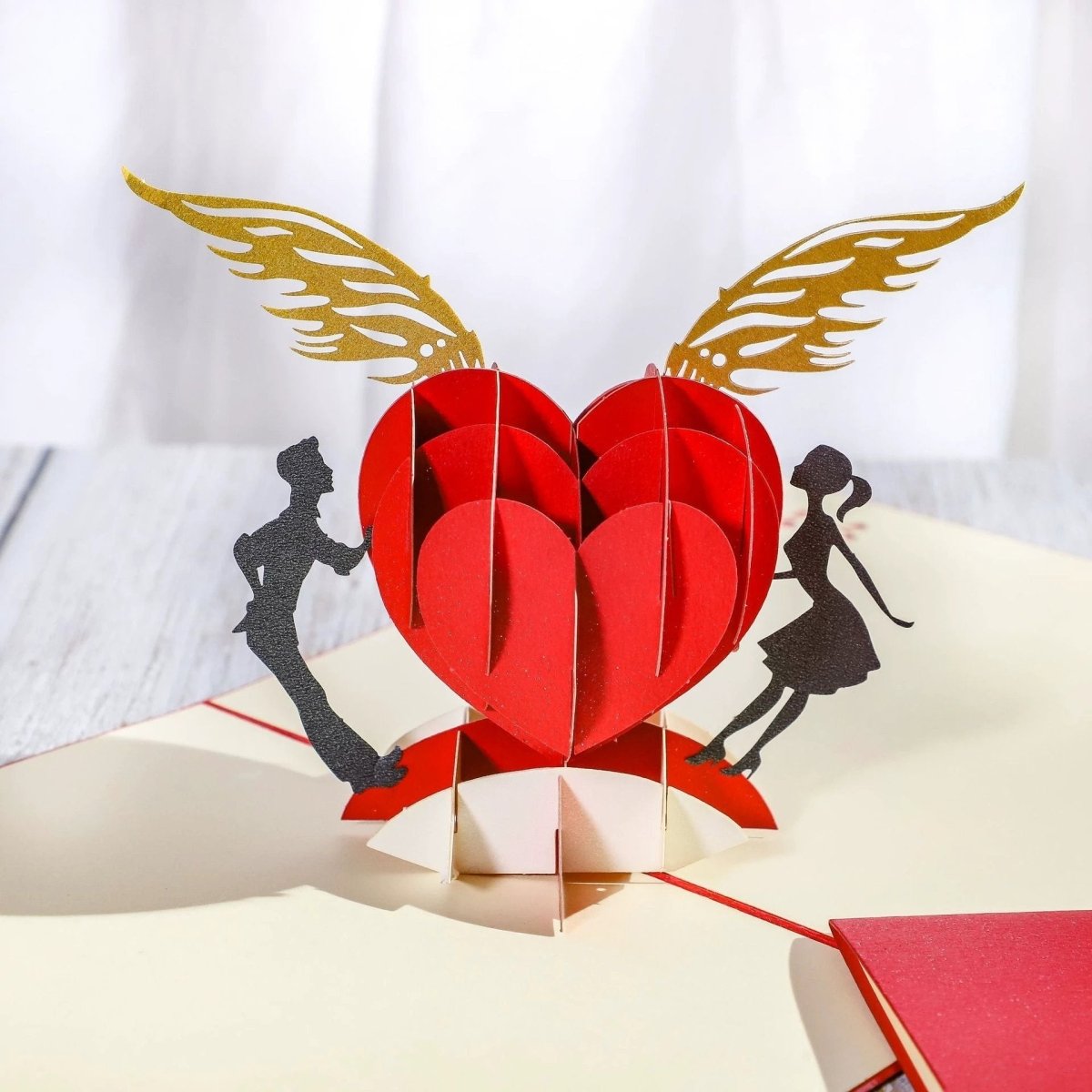 3D Laser-Cut Engagement Cards for Weddings & Anniversaries