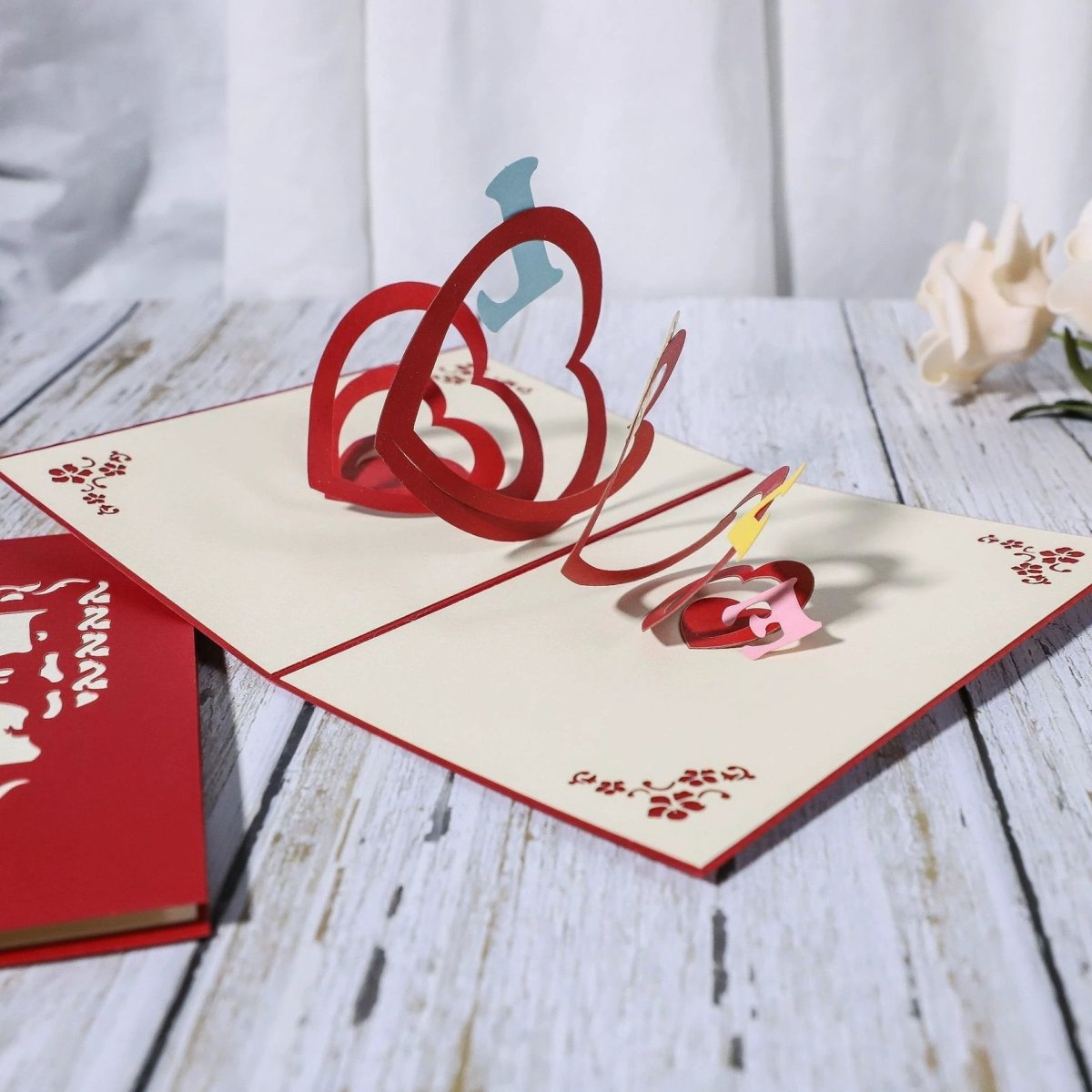 3D Laser-Cut Engagement Cards for Weddings & Anniversaries