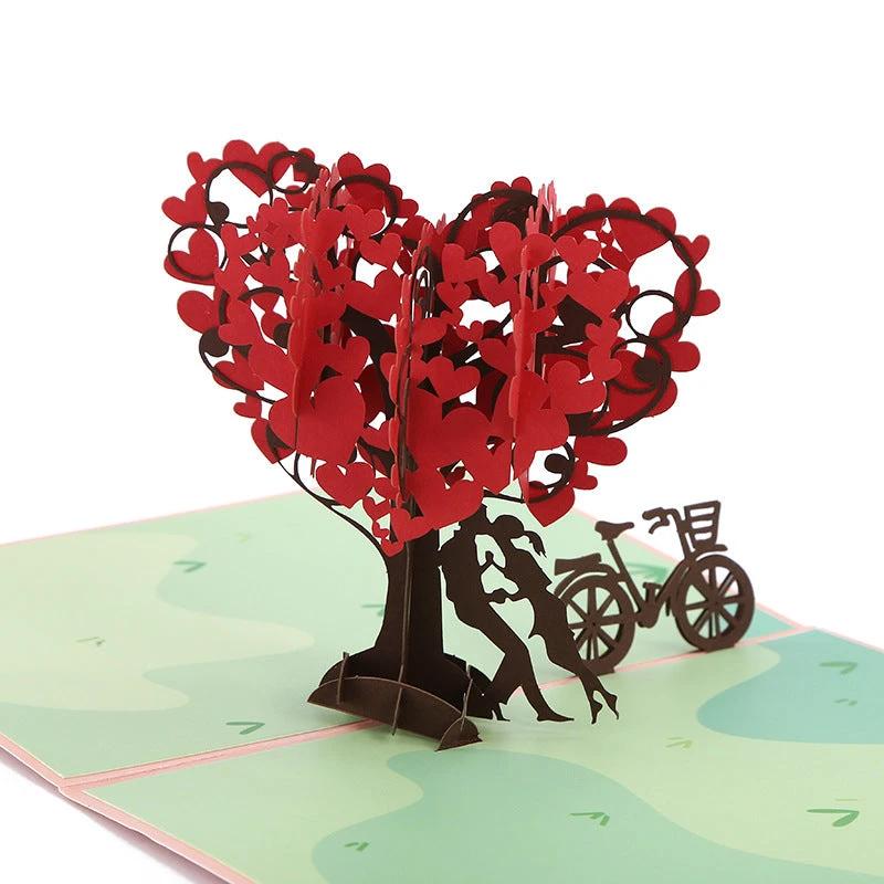 3D Laser-Cut Engagement Cards for Weddings & Anniversaries