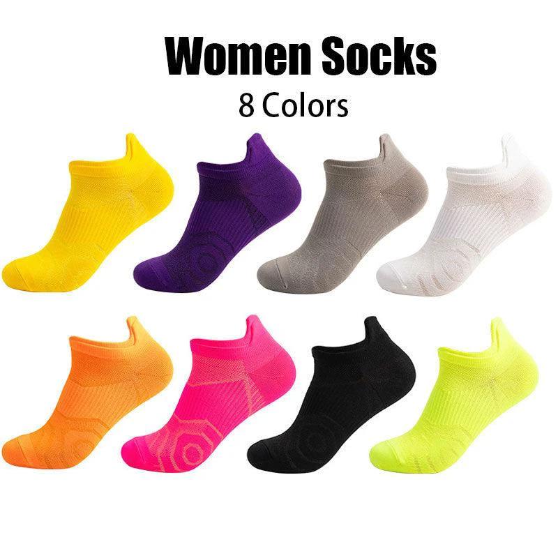 8 Pares de Calcetines de Running para Mujeres - Con Almohadilla y Transpirables