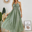 Vestido Maxi Halter Bohemio - Vestido Sin Mangas de Verano para Mujer