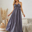 Bohemian Halter Maxi Dress - Women's Summer Beach Dress