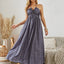 Bohemian Halter Maxi Dress - Women's Summer Beach Dress