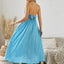 Bohemian Halter Maxi Dress - Women's Summer Flowy Dress