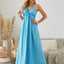 Bohemian Halter Maxi Dress - Women's Summer Flowy Dress