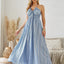 Bohemian Halter Maxi Dress - Women's Summer Beach Dress