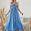 Vestido Maxi Halter Bohemio - Vestido Sin Mangas de Verano para Mujer