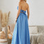 Vestido Maxi Halter Bohemio - Vestido Sin Mangas de Verano para Mujer
