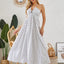 Robe Maxi Halter Bohème - Robe d'Été pour Femmes