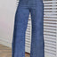 Girls' High Waist Solid Color Versatile Pants